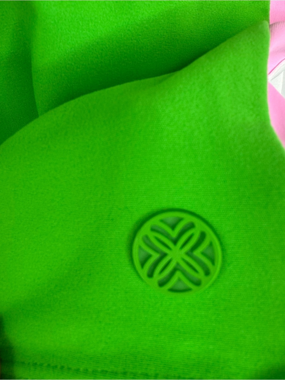 Lilly Pulitzer Luxletic Aribra Putting Green Tank with Pink & White Stripes - Picture 7 of 11